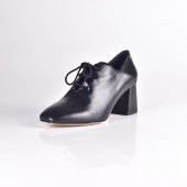 DERİ BAĞCIKLI BAYAN AYAKKABI - 1