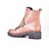 AYAKKALBİN 3706 VİZON CLASSIC SKIN TOPUKLU KADIN BOT - 3