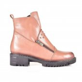 AYAKKALBİN 3706 VİZON CLASSIC SKIN TOPUKLU KADIN BOT - 5