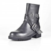 AYAKKALBİN 3101 SİYAH-939 BLET SKIN TOPUKLU̇ KADIN BOT - 1