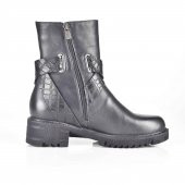 AYAKKALBİN 3101 SİYAH-939 BLET SKIN TOPUKLU̇ KADIN BOT - 3