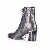 AYAKKALBİN 0501 SİYAH CLASSIC SKIN TOPUKLU KADIN BOT - 3
