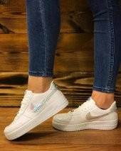 Nike Air Force Beyaz Bayan Hologram - 1