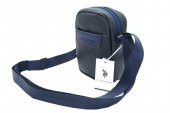 Plevr 8441 Us Polo Assn Suni Deri Erkek Portföy Çanta - 1