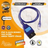 Fiat Alfa Romeo Arıza Tespit Cihazı Vag Kline Vagcom Multiecuscan - 1