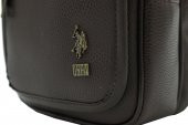 Plevr 6765 Us Polo Assn Suni Deri Omuz Askılı, Kulplu Erkek Portföy Çantası - 7