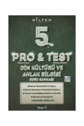 5. Sınıf Pro&Test Din Kültürü Ve Ahlak Bilgisi Soru Bankası - 1