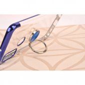 Galaxy M30S Yüzüklü Kamera Korumalı Köşeleri Renkli Şeffaf Kılıf thumbnail 3