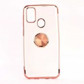 Galaxy M30S Yüzüklü Kamera Korumalı Köşeleri Renkli Şeffaf Kılıf thumbnail 10