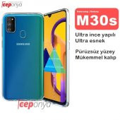 Samsung Galaxy M30S Şeffaf Kaliteli Sararmaz İnce Silikon Kılıf thumbnail 12