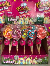 Sosyete Şekeri 50 Adet Rengarenk çeşitli lolipop şeker candy best tat marka - 1