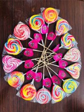 Sosyete Şekeri 50 Adet Rengarenk çeşitli lolipop şeker candy best tat marka - 2