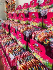 Sosyete Şekeri 50 Adet Rengarenk çeşitli lolipop şeker candy best tat marka - 5