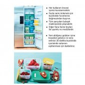 Tupperware SERA 1.8 LT DİKEY SEBZE MEYVE SAKLAMA KABI HSGL - 5