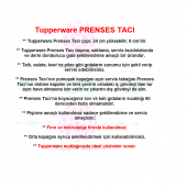 Tupperware PRENSES TACI KIRMIZI ŞEKİLLENDİRME SAKLAMA KABI HSGL - 4