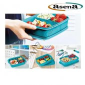 Tupperware BÖLMELİ BESLENME KUTUSU ( TURKUAZ ) HSGL - 2