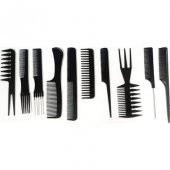 Beauty Care 10 Parça Profesyonel Berber - Kuaför Tarak Seti - 2