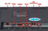 Hello 19 inç FULL HD Vga HDMI - Küçük Monitör Tv - 12v giriş Araçlarda da kullanım imkanı - 3