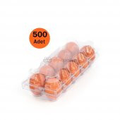 10 LU Plastik Yumurta Viyolü (500 Adet) İzpack - 1