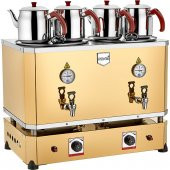 Remta N16 4 Demlikli Gazlı Jumbo Çay Makinesi 46 LT - 1
