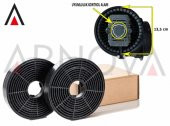 Karbon Filtre 13.5cm Ferre FMP600 uyumlu-GERÇEK PLASTİK VE KARBON - 1