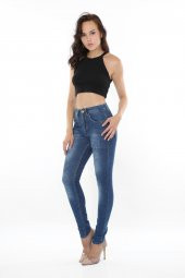 VİKİNGS JEANS Bayan-MOM-JEAN- Kot - Denim Pantolon - 30-boy-9018 - 2