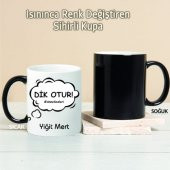 Dik Otur Kişiye Özel Sihirli Kupa Pi101 - 1