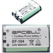 EFCELL EF-104  3.6V 830MA PANASONIC PİL * CFL MP104(HHR-P104) - 1