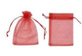 Kese Taşlı Küçük Kırmızı 9X12Cm 50 Adet - 1