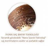 LAND OF MYTH - LOM1131 Nano Teknoloji Seramik + İyonik Termal Fön Saç Fırçası, Antistatik, Kauçuk Kaydırmaz Sap, Manyetik Askılık, Profesyonel (25 mm) - 5