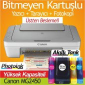 Canon MG2450 Çok Fonksiyonlu Bitmeyen Kartuşlu Yazıcı - 1