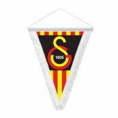 Galatasaray -GS - Saten Hatıra Üçgen Flama Bayrak - 1
