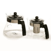 3.6 Litre Ateşe Dayanıklı Süzgeçli Cam Çaydanlık BÜYÜK BOY - 4