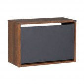 New Step Oturaklı Ayakkabılık - Oslo Ceviz-Antrasit - 1