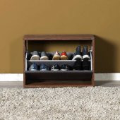 New Step Oturaklı Ayakkabılık - Oslo Ceviz-Antrasit - 6