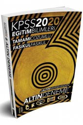 2020 KPSS Eğitim Bilimleri 6 ALTIN Tamamı Çözümlü Fasikül Deneme Benim Hocam Yayınları - 1