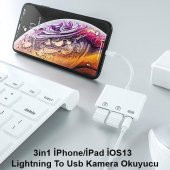 İPHONE USB ÇEVİRİCİ MOUSE FLASH DİSK İÇİN ÇOĞALTICI İPHONE X 10 UYUML - 2
