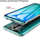 Xiaomi Redmi Note 8 Pro İnce Esnek Şeffaf Süper Silikon Kılıf - 6