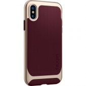 Spigen Apple iPhone X Kılıf Neo Hybrid Burgundy - 057CS22168 - 4