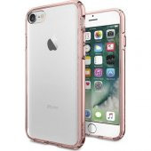 Spigen Apple iPhone 7 Kılıf Ultra Hybrid Rose Crystal - 042CS2044 - 1