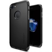 Spigen Apple iPhone 7 Kılıf Hybrid Armor Black 042CS20841 - 2