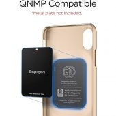 Spigen Apple iPhone X Kılıf Thin Fit Ultra İnce Champagne Gold - - 5