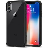 Spigen Apple iPhone X Kılıf Ultra Hybrid Black - 057CS22129 - 1