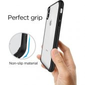 Spigen Apple iPhone X Kılıf Ultra Hybrid Black - 057CS22129 - 3