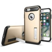 Spigen Apple iPhone 8 - iPhone 7 Kılıf Slim Armor Champagne Gold - 1
