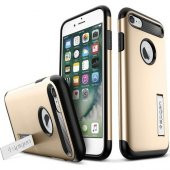 Spigen Apple iPhone 8 - iPhone 7 Kılıf Slim Armor Champagne Gold - 2