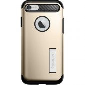 Spigen Apple iPhone 8 - iPhone 7 Kılıf Slim Armor Champagne Gold - 4