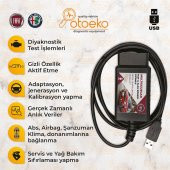 Fiat Gizli Özellik Açma Ve Arıza Tespit Cihazı Multiecuscan 2020 Elm327 - 3