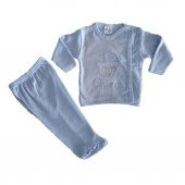 Kız-Erkek Bebek Little Prince-Princess İşlemeli - 1