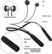 Dpruı Wireless Mıknatıslı Bluetooth Kulaklık (ÜCRETSİZ KARGO) - 4